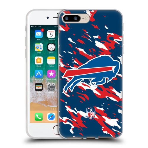 NFL Buffalo Bills Logo Camou Soft Gel Case for Apple iPhone 7 Plus / iPhone 8 Plus NFL Buffalo Bills Logo Camou Soft Gel Case for Apple iPhone 7 Plus / iPhone 8 Plus