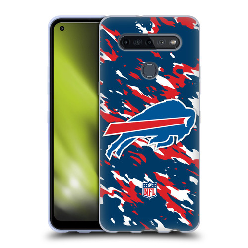 NFL Buffalo Bills Logo Camou Soft Gel Case for LG K51S