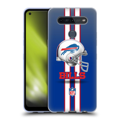 NFL Buffalo Bills Logo Helmet Soft Gel Case for LG K51S