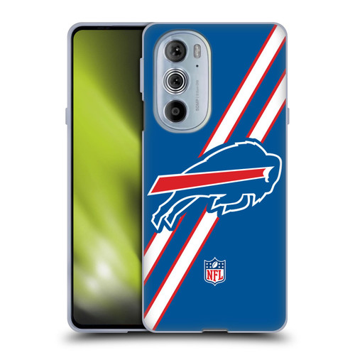 NFL Buffalo Bills Logo Stripes Soft Gel Case for Motorola Edge X30