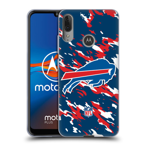 NFL Buffalo Bills Logo Camou Soft Gel Case for Motorola Moto E6 Plus