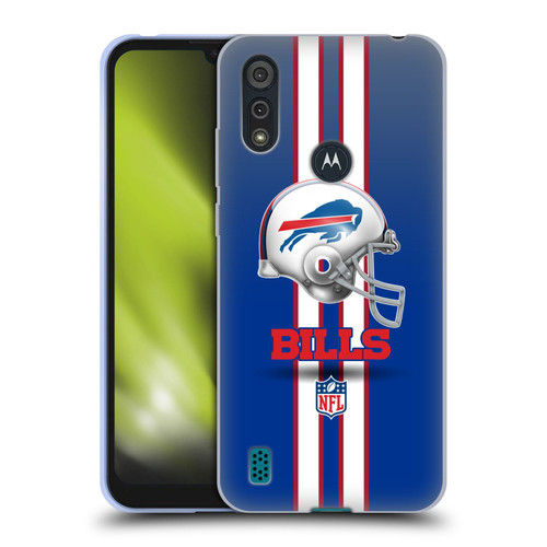 NFL Buffalo Bills Logo Helmet Soft Gel Case for Motorola Moto E6s (2020)