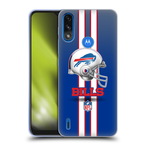 NFL Buffalo Bills Logo Helmet Soft Gel Case for Motorola Moto E7 Power / Moto E7i Power