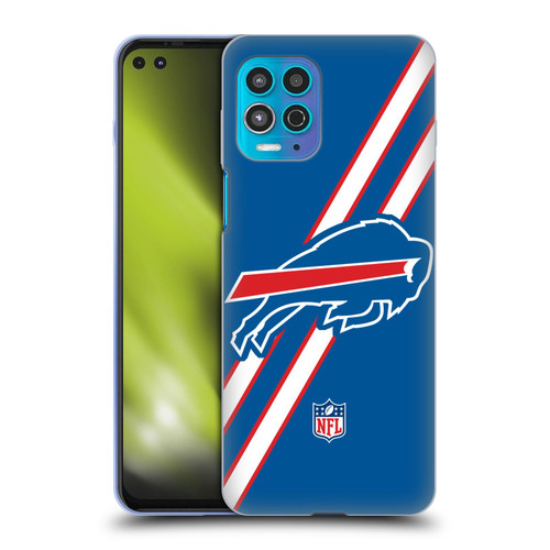 NFL Buffalo Bills Logo Stripes Soft Gel Case for Motorola Moto G100