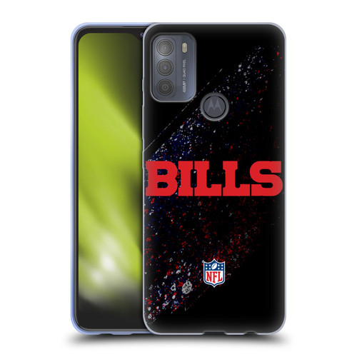 NFL Buffalo Bills Logo Blur Soft Gel Case for Motorola Moto G50