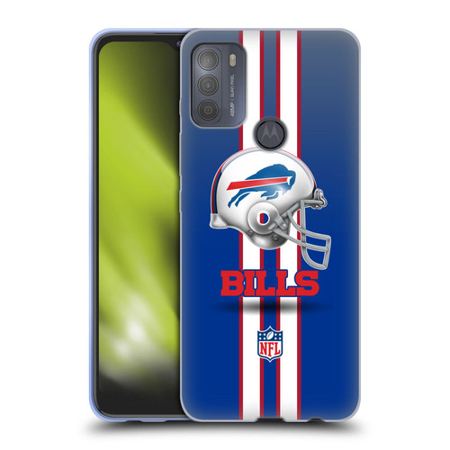 NFL Buffalo Bills Logo Helmet Soft Gel Case for Motorola Moto G50