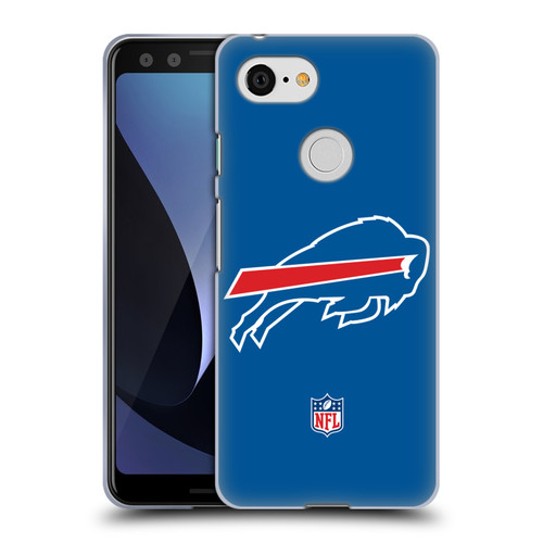 NFL Buffalo Bills Logo Plain Soft Gel Case for Google Pixel 3