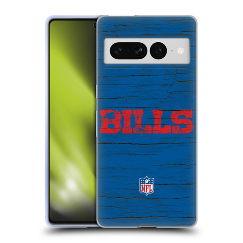 NFL Buffalo Bills Logo Distressed Look Soft Gel Case for Google Pixel 7 Pro