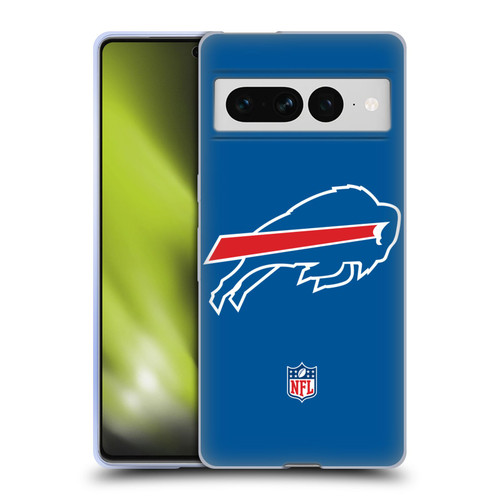 NFL Buffalo Bills Logo Plain Soft Gel Case for Google Pixel 7 Pro