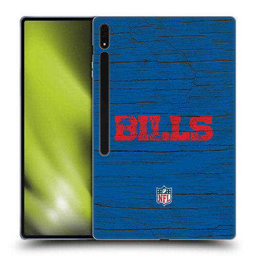 NFL Buffalo Bills Logo Distressed Look Soft Gel Case for Samsung Galaxy Tab S8 Ultra