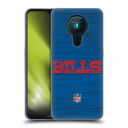 NFL Buffalo Bills Logo Distressed Look Soft Gel Case for Nokia 5.3