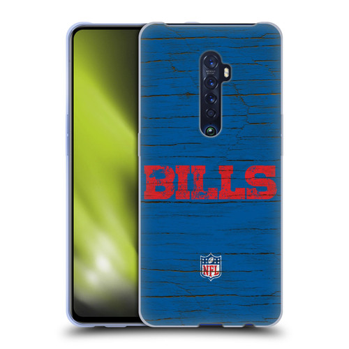 NFL Buffalo Bills Logo Distressed Look Soft Gel Case for OPPO Reno 2
