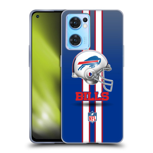 NFL Buffalo Bills Logo Helmet Soft Gel Case for OPPO Reno7 5G / Find X5 Lite