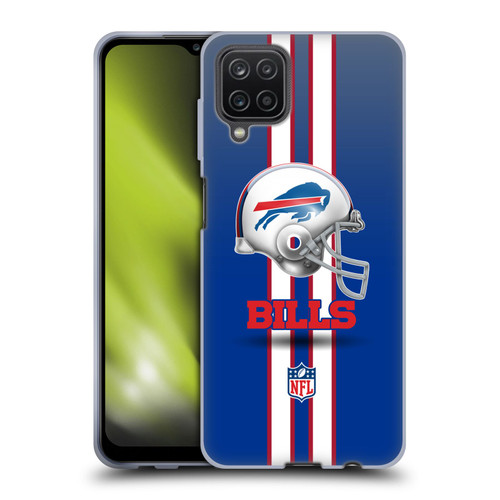 NFL Buffalo Bills Logo Helmet Soft Gel Case for Samsung Galaxy A12 (2020)