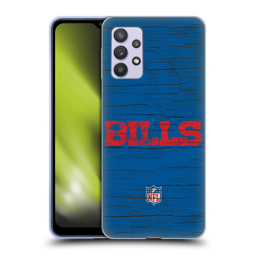 NFL Buffalo Bills Logo Distressed Look Soft Gel Case for Samsung Galaxy A32 5G / M32 5G (2021)