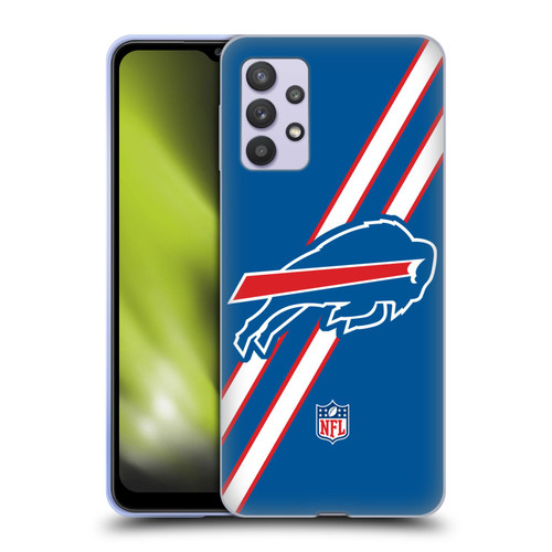 NFL Buffalo Bills Logo Stripes Soft Gel Case for Samsung Galaxy A32 5G / M32 5G (2021)