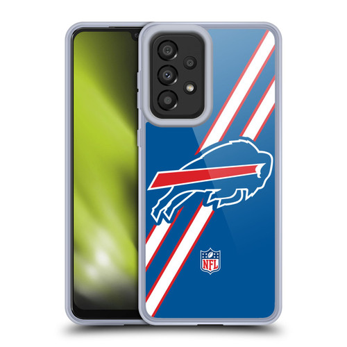 NFL Buffalo Bills Logo Stripes Soft Gel Case for Samsung Galaxy A33 5G (2022)