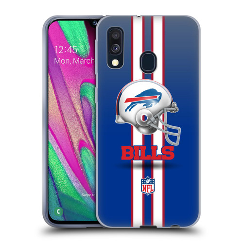 NFL Buffalo Bills Logo Helmet Soft Gel Case for Samsung Galaxy A40 (2019)