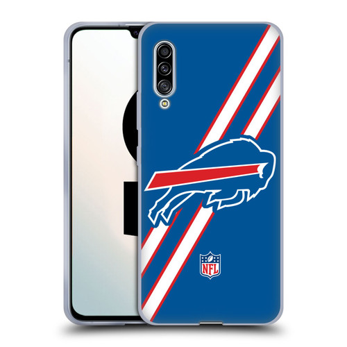 NFL Buffalo Bills Logo Stripes Soft Gel Case for Samsung Galaxy A90 5G (2019)