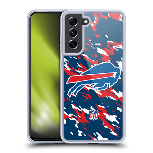 NFL Buffalo Bills Logo Camou Soft Gel Case for Samsung Galaxy S21 FE 5G