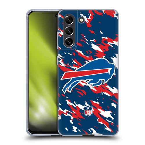 NFL Buffalo Bills Logo Camou Soft Gel Case for Samsung Galaxy S21 FE 5G