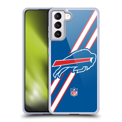 NFL Buffalo Bills Logo Stripes Soft Gel Case for Samsung Galaxy S21+ 5G NFL Buffalo Bills Logo Stripes Soft Gel Case for Samsung Galaxy S21+ 5G