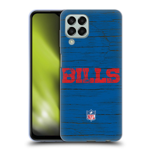 NFL Buffalo Bills Logo Distressed Look Soft Gel Case for Samsung Galaxy M33 (2022)