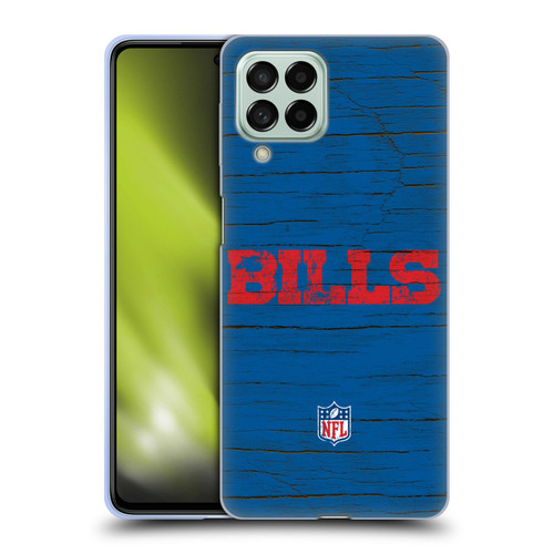 NFL Buffalo Bills Logo Distressed Look Soft Gel Case for Samsung Galaxy M53 (2022)