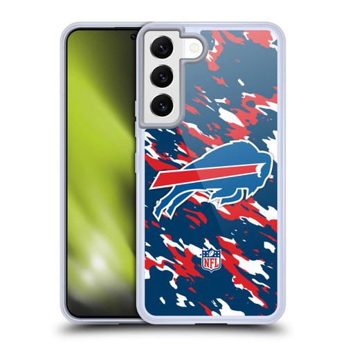NFL Buffalo Bills Logo Camou Soft Gel Case for Samsung Galaxy S22 5G