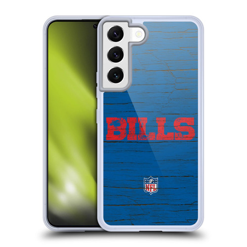 NFL Buffalo Bills Logo Distressed Look Soft Gel Case for Samsung Galaxy S22 5G