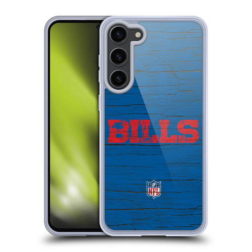 NFL Buffalo Bills Logo Distressed Look Soft Gel Case for Samsung Galaxy S23+ 5G