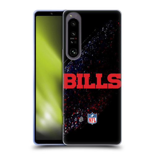 NFL Buffalo Bills Logo Blur Soft Gel Case for Sony Xperia 1 IV