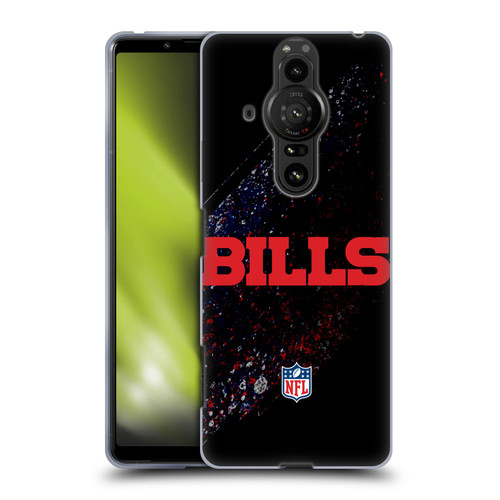 NFL Buffalo Bills Logo Blur Soft Gel Case for Sony Xperia Pro-I