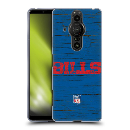 NFL Buffalo Bills Logo Distressed Look Soft Gel Case for Sony Xperia Pro-I