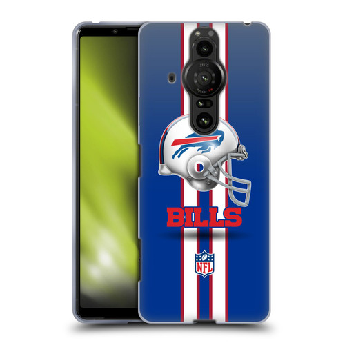 NFL Buffalo Bills Logo Helmet Soft Gel Case for Sony Xperia Pro-I