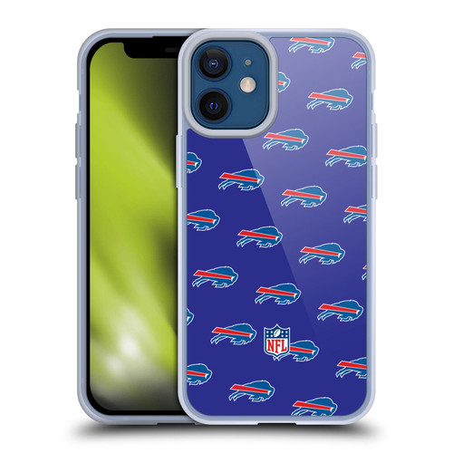 NFL Buffalo Bills Artwork Patterns Soft Gel Case for Apple iPhone 12 Mini