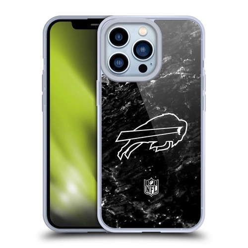 NFL Buffalo Bills Artwork Marble Soft Gel Case for Apple iPhone 13 Pro
