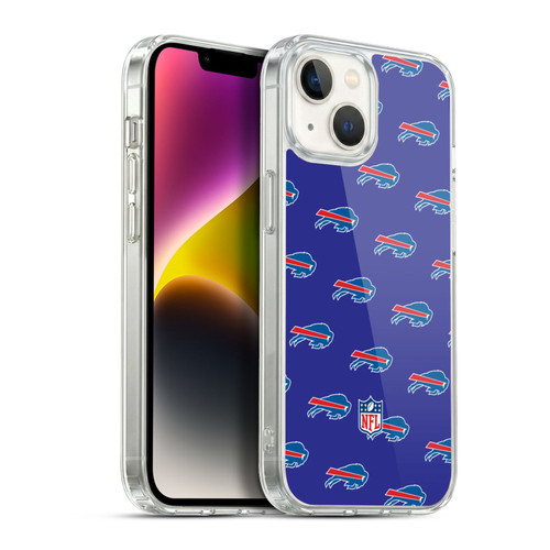 NFL Buffalo Bills Artwork Patterns Soft Gel Case for Apple iPhone 14