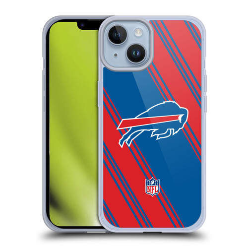 NFL Buffalo Bills Artwork Stripes Soft Gel Case for Apple iPhone 14 NFL Buffalo Bills Artwork Stripes Soft Gel Case for Apple iPhone 14