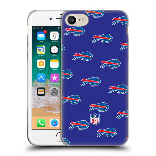 NFL Buffalo Bills Artwork Patterns Soft Gel Case for Apple iPhone 7 / 8 / SE 2020 & 2022