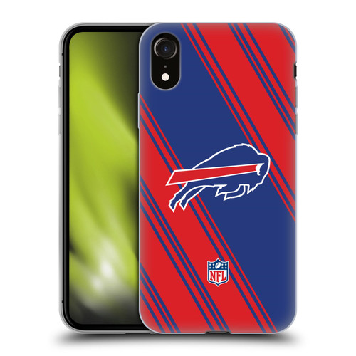 NFL Buffalo Bills Artwork Stripes Soft Gel Case for Apple iPhone XR