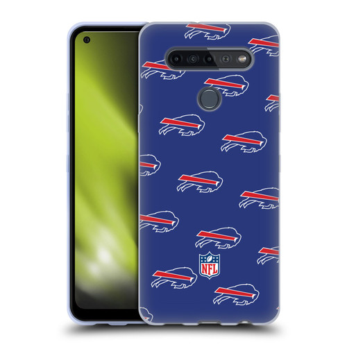NFL Buffalo Bills Artwork Patterns Soft Gel Case for LG K51S