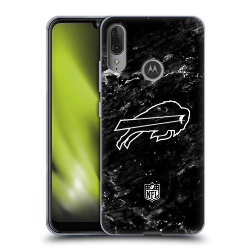NFL Buffalo Bills Artwork Marble Soft Gel Case for Motorola Moto E6 Plus