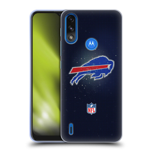 NFL Buffalo Bills Artwork LED Soft Gel Case for Motorola Moto E7 Power / Moto E7i Power