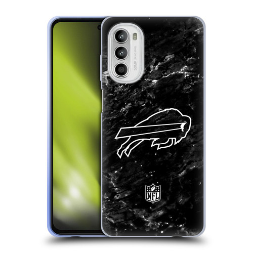 NFL Buffalo Bills Artwork Marble Soft Gel Case for Motorola Moto G52