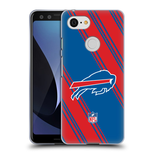 NFL Buffalo Bills Artwork Stripes Soft Gel Case for Google Pixel 3