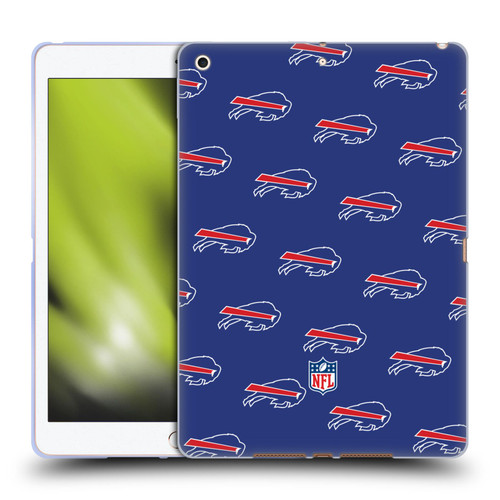 NFL Buffalo Bills Artwork Patterns Soft Gel Case for Apple iPad 10.2 2019/2020/2021