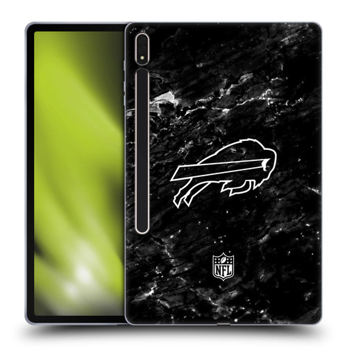 NFL Buffalo Bills Artwork Marble Soft Gel Case for Samsung Galaxy Tab S8 Plus
