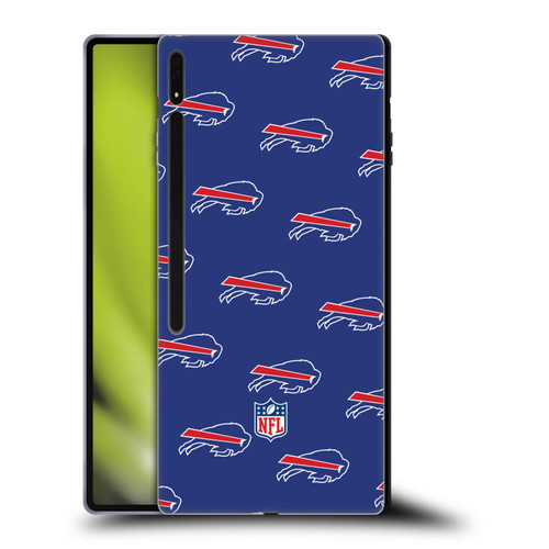 NFL Buffalo Bills Artwork Patterns Soft Gel Case for Samsung Galaxy Tab S8 Ultra