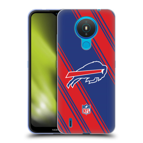 NFL Buffalo Bills Artwork Stripes Soft Gel Case for Nokia 1.4